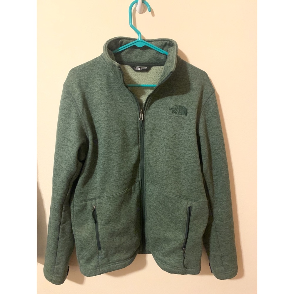The North Face Small Green Fleece Winter Jacket